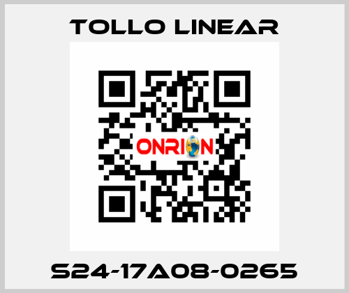 S24-17A08-0265 Tollo Linear