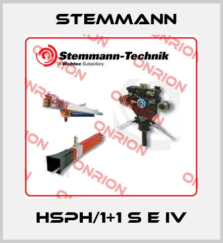 HSph/1+1 S E IV Stemmann