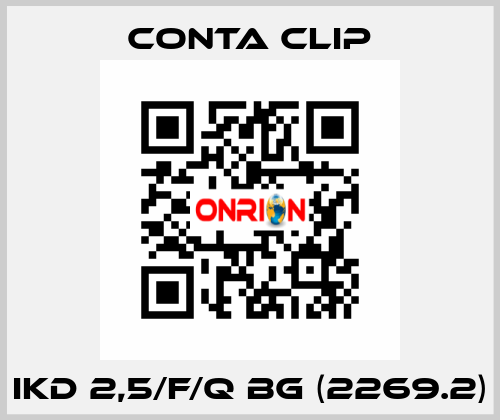 IKD 2,5/F/Q BG (2269.2) Conta Clip