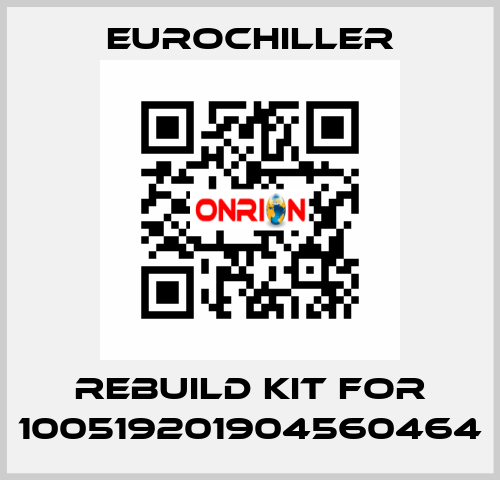 rebuild kit for 100519201904560464 EUROCHILLER