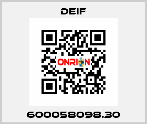 600058098.30 Deif