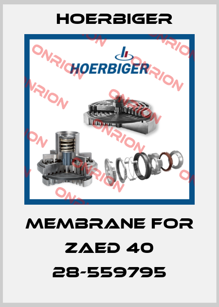 Membrane for ZAED 40 28-559795 Hoerbiger