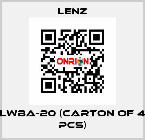 LWBA-20 (carton of 4 pcs) Lenz