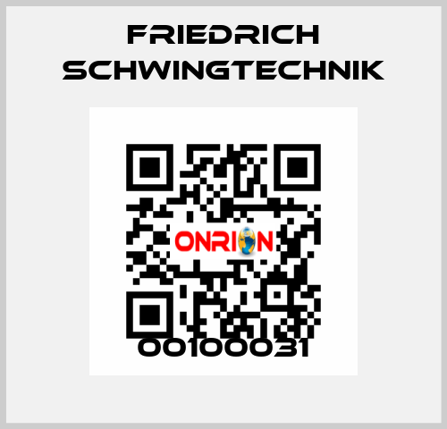 00100031 Friedrich Schwingtechnik