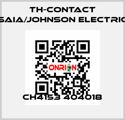 CH4153 404018 TH-Contact (Saia/Johnson Electric)