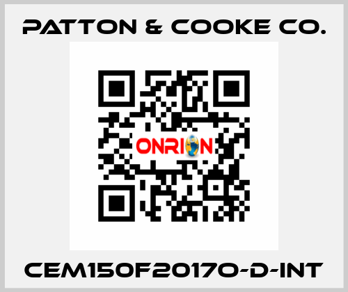 CEM150F2017O-D-INT Patton & Cooke Co.