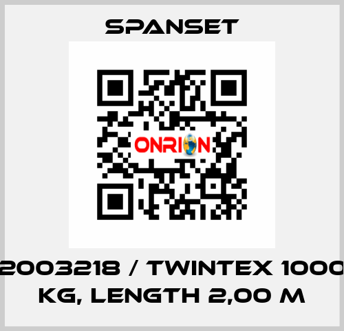 2003218 / Twintex 1000 kg, length 2,00 m SpanSet