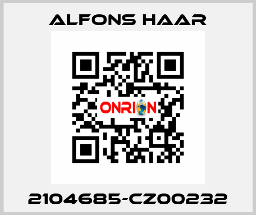 2104685-CZ00232 ALFONS HAAR