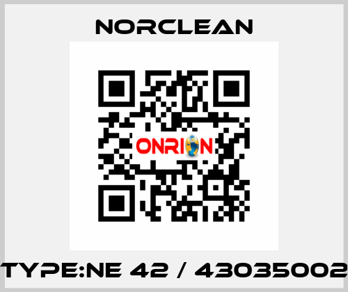 type:NE 42 / 43035002 Norclean