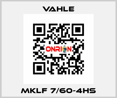 MKLF 7/60-4HS Vahle