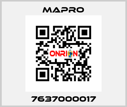 7637000017 Mapro