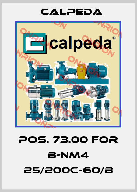 Pos. 73.00 for B-NM4 25/200C-60/B Calpeda