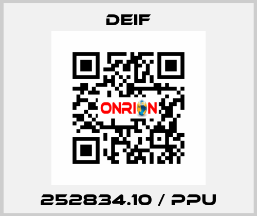 252834.10 / PPU Deif