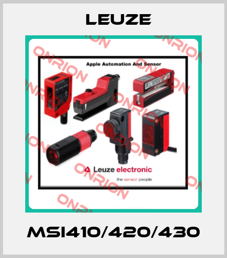 MSI410/420/430 Leuze