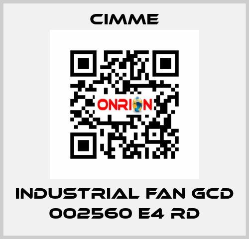 Industrial Fan GCD 002560 E4 RD Cimme