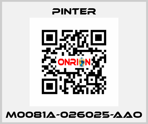 M0081A-026025-AAO Pinter