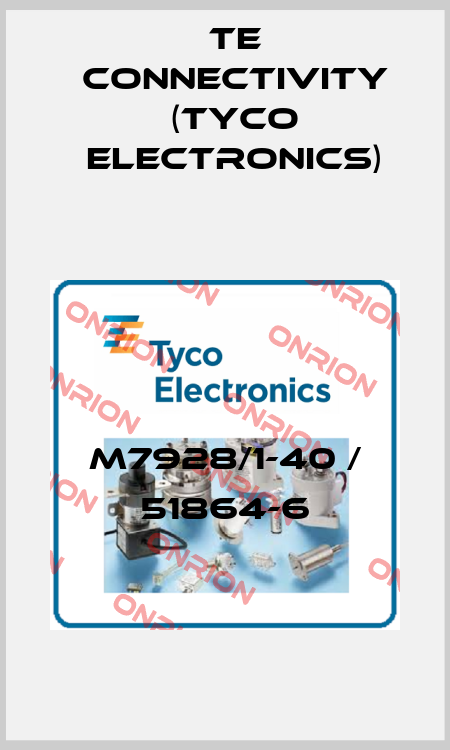 M7928/1-40 / 51864-6 TE Connectivity (Tyco Electronics)