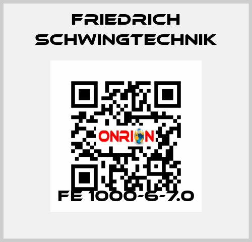 FE 1000-6-7.0 Friedrich Schwingtechnik