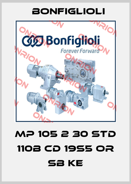 MP 105 2 30 STD 110B CD 19S5 OR SB KE Bonfiglioli