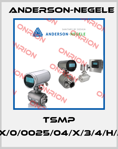 TSMP /T05/X/0/0025/04/X/3/4/H/M12/4 Anderson-Negele