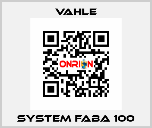 System FABA 100 Vahle