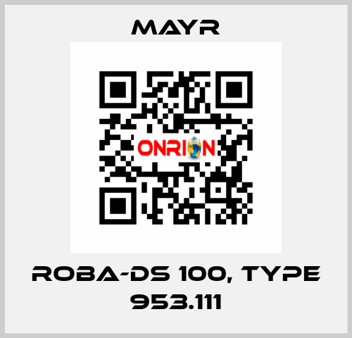 ROBA-DS 100, Type 953.111 Mayr