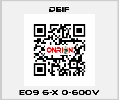 Eo9 6-x 0-600V Deif