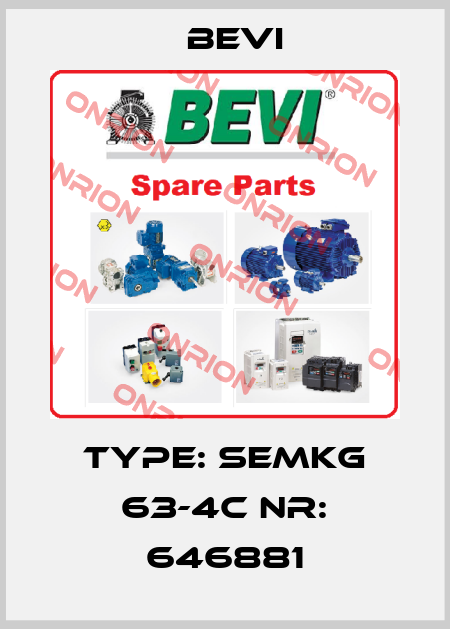 Type: SEMKg 63-4C Nr: 646881 Bevi
