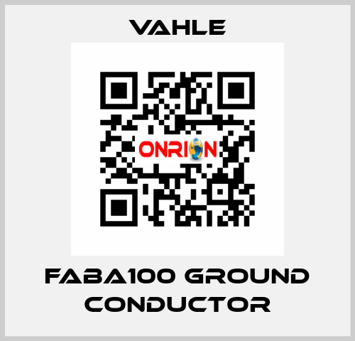 FABA100 GROUND CONDUCTOR Vahle