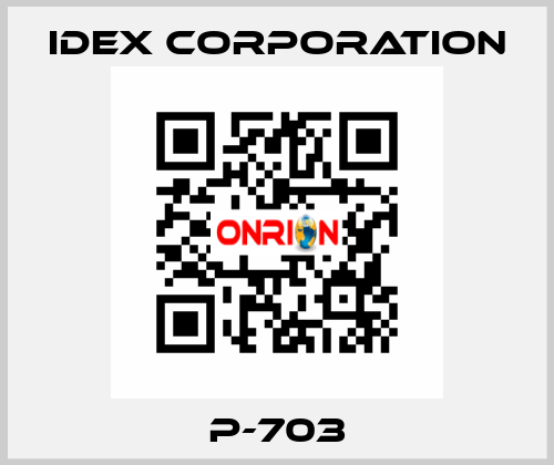 P-703 IDEX Corporation