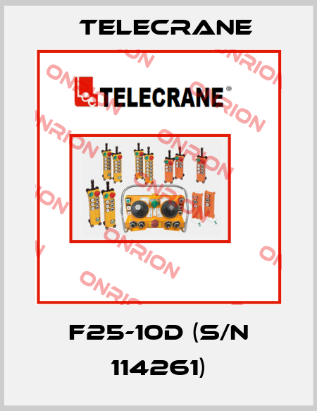 F25-10D (s/n 114261) Telecrane