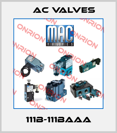 111B-111BAAA МAC Valves