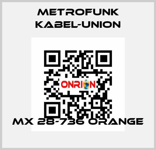 MX 28-736 orange METROFUNK KABEL-UNION