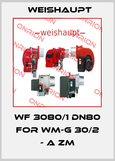 WF 3080/1 DN80 for WM-G 30/2 - A ZM Weishaupt