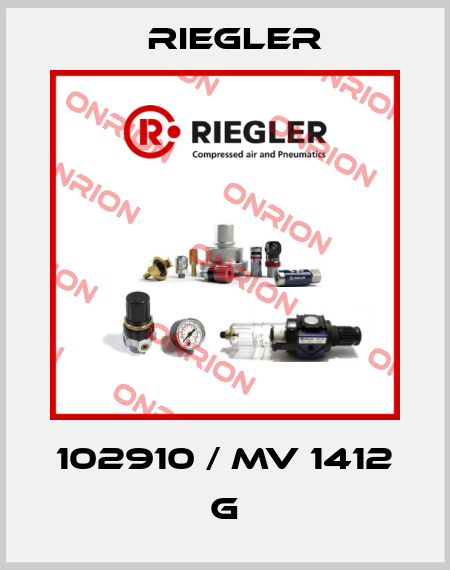 102910 / MV 1412 G Riegler