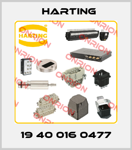 19 40 016 0477 Harting