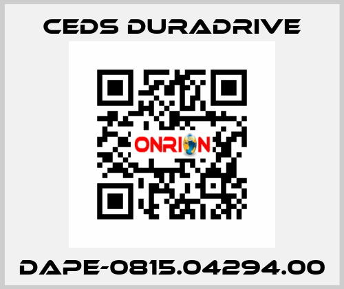 DAPE-0815.04294.00 Ceds Duradrive