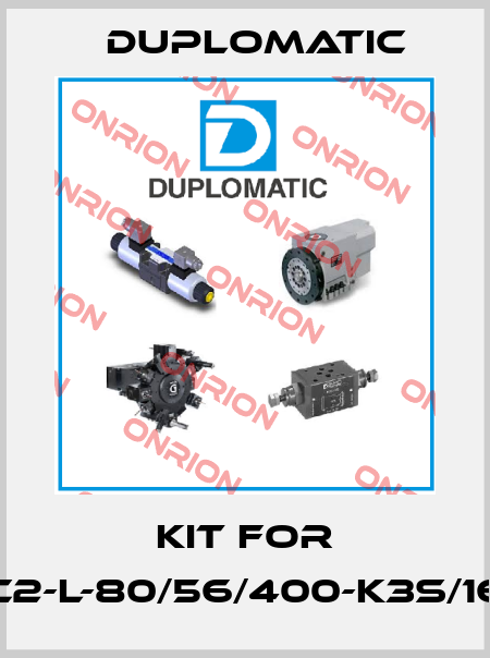 Kit for HC2-L-80/56/400-K3S/160 Duplomatic