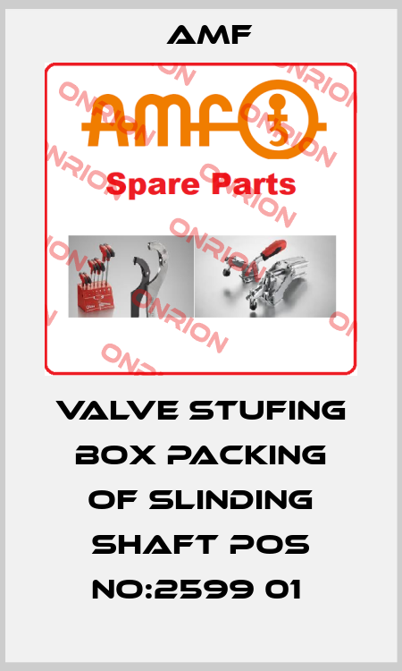 VALVE STUFING BOX PACKING OF SLINDING SHAFT POS NO:2599 01  Amf
