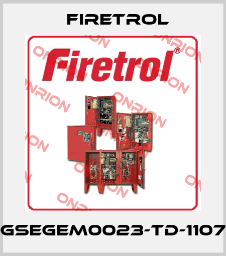 GSEGEM0023-TD-1107 Firetrol
