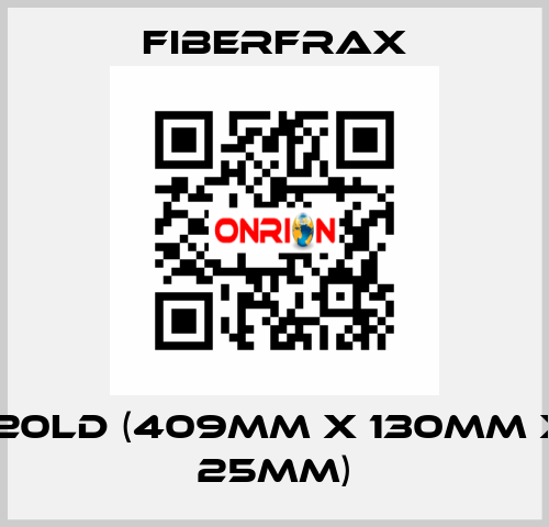 120LD (409mm x 130mm x 25mm) Fiberfrax