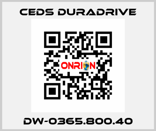 DW-0365.800.40 Ceds Duradrive