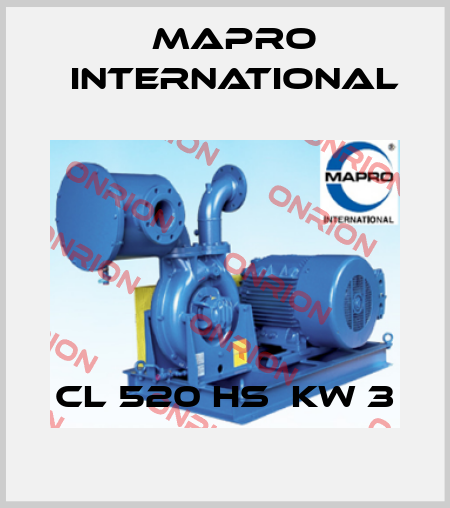CL 520 HS  kW 3 MAPRO International