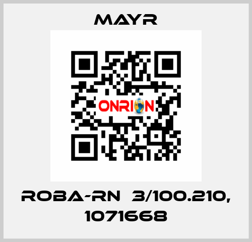 ROBA-RN  3/100.210, 1071668 Mayr