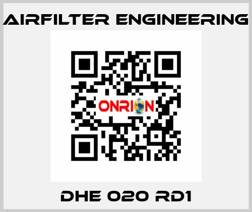 DHE 020 RD1 Airfilter Engineering