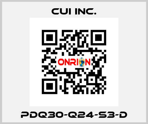 PDQ30-Q24-S3-D CUI Inc.