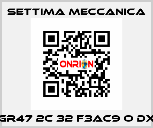 GR47 2c 32 F3AC9 O DX Settima Meccanica