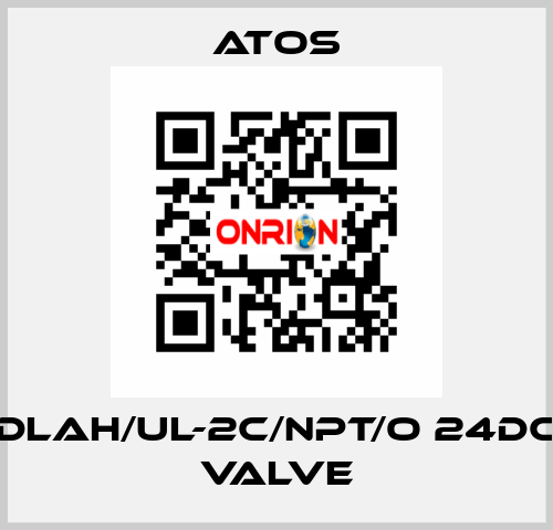 DLAH/UL-2C/NPT/O 24DC Valve Atos