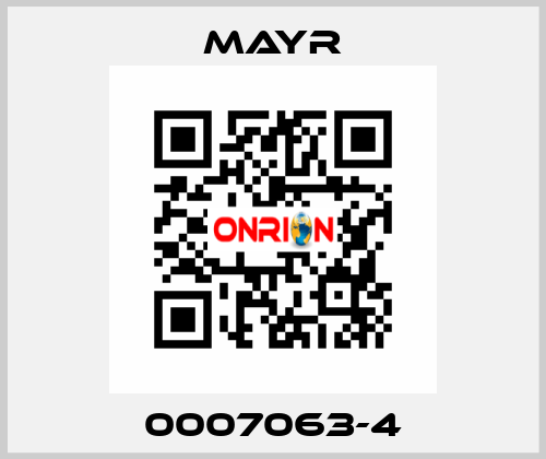 0007063-4 Mayr