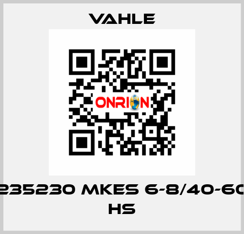 235230 MKES 6-8/40-60 HS Vahle